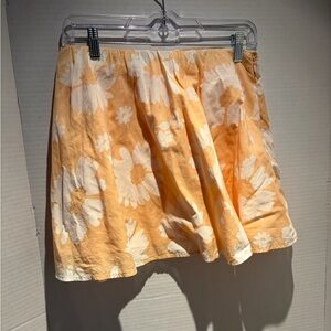 American Eagle Outfitters Peach and White Skirt